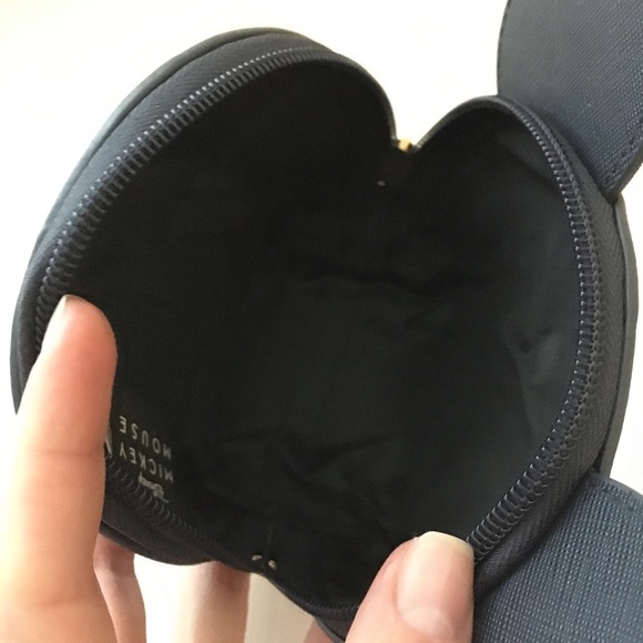Disney Mickey Mouse Pouch Wallet Coin Purse Mini Makeup Bag - Picture 7 of 10
